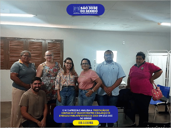 C M S aprecia e analisa a  prestação de contas do 2º quadrimestre e balanço de emendas parlamentare [...]