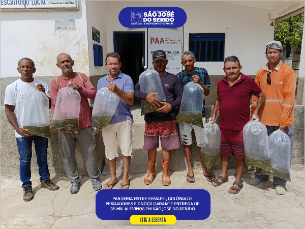 Parceria entre SEMAPE , Colônia de Pescadores e DNOCS garante entrega de 35 mil [...]